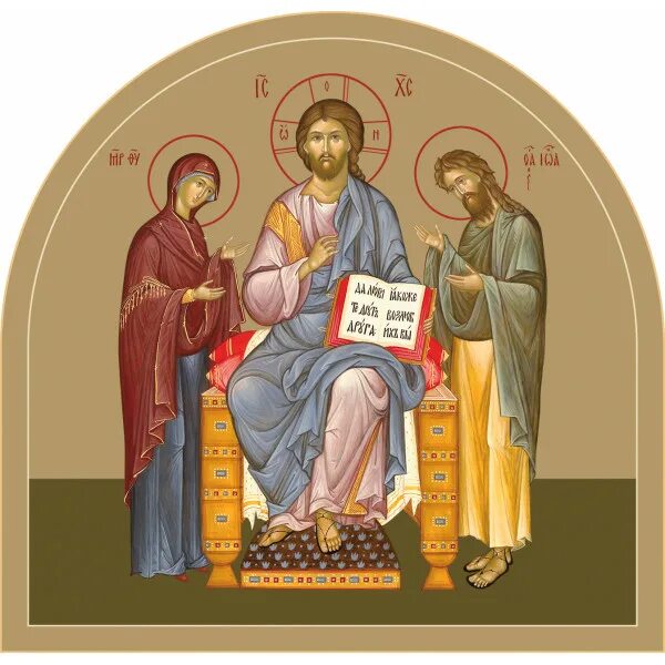 Спас на следующую неделю. Спас на престоле с предстоящими. спас на престоле с предстоящими богоматерью и иоанном предтечей. спас с предстоящими икона.
