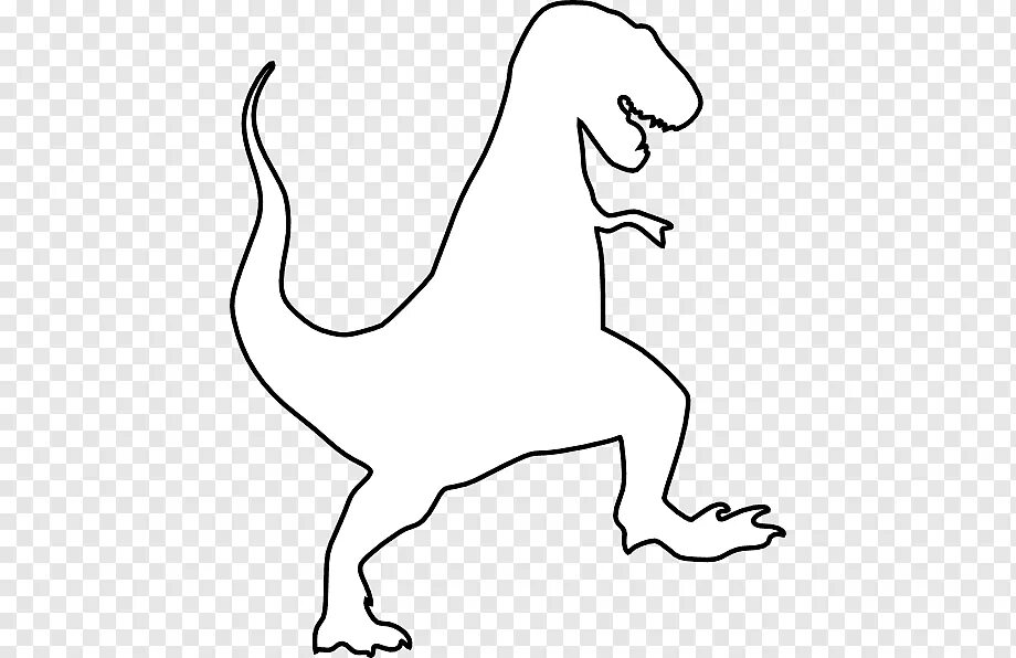 Динозавр шаблон для вырезания DIY Dinosaur Template for Creative Fun