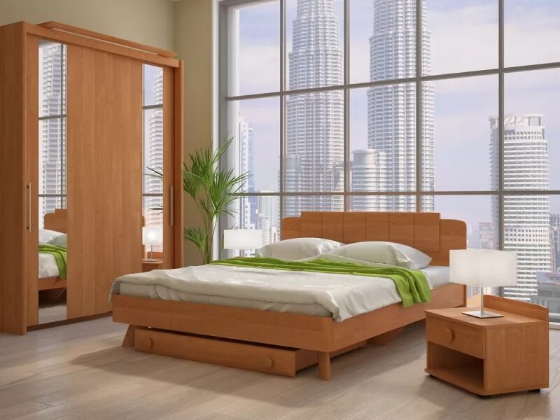 кровать ольха