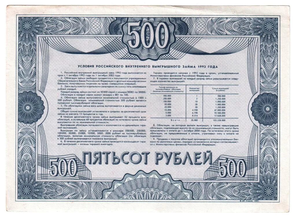 Займ 500 рублей. Облигация 500 рублей 1992. Облигации 1992 500. Облигации СССР 1992. Облигации государственного займа СССР 1992.