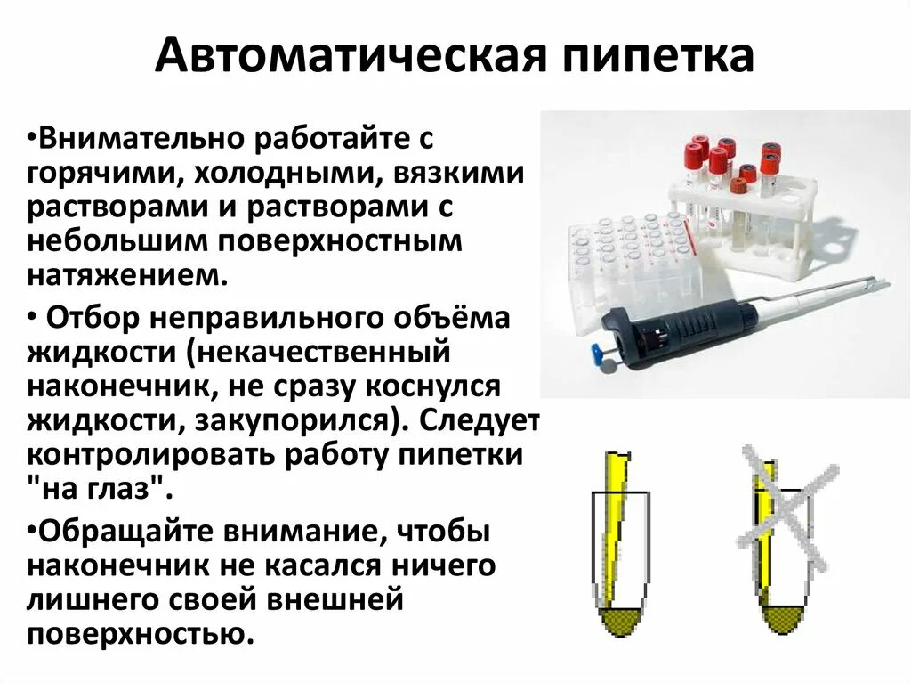 Функция пипетки. Функция пипетки