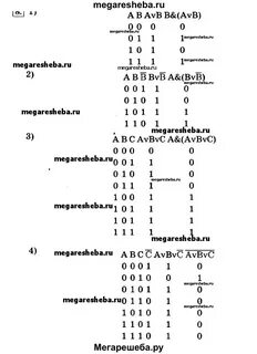 Босова 8 класс информатика элементы алгебры логики