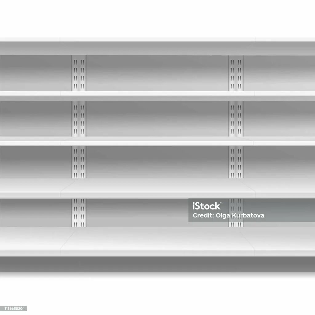 На пустые стеллажи песня. Ритейл пустые полки табличка. Материал стеллажа бесшовный. Журнальная полка в магазине мокап.