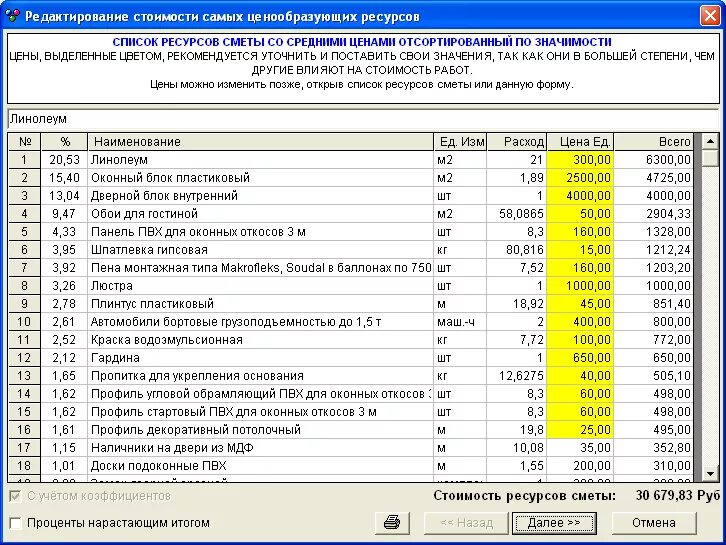 Строительные работа программы