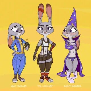 Six Outfits - Judy Hopps 2 by SamurShalem -- Fur Affinity dot net