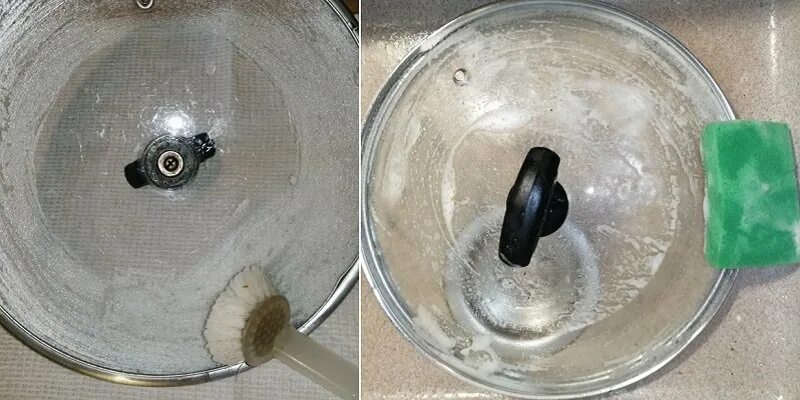 Как очистить чашу от воска. Крышка от кастрюли вместо маски. Помыть крышку мультиварки редмонд. Отмывать крышку кастрюли. Грязная крышка от кастрюли.