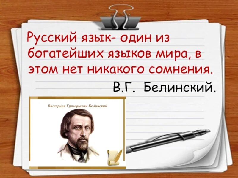 Русский язык один из богатейших языков. Белинский о русском языке. Богатство русского языка.
