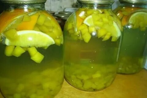Компот из кабачков с соком