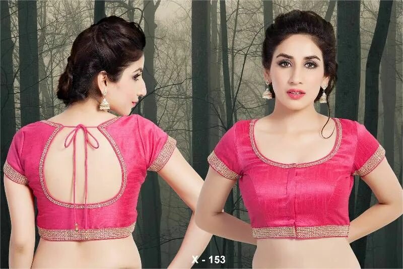 Women's blouse with square neck pattern 2024. Saree top is blouse clothes. Net back. This is her blouse. Розовый топ чоли расшитый золотом.