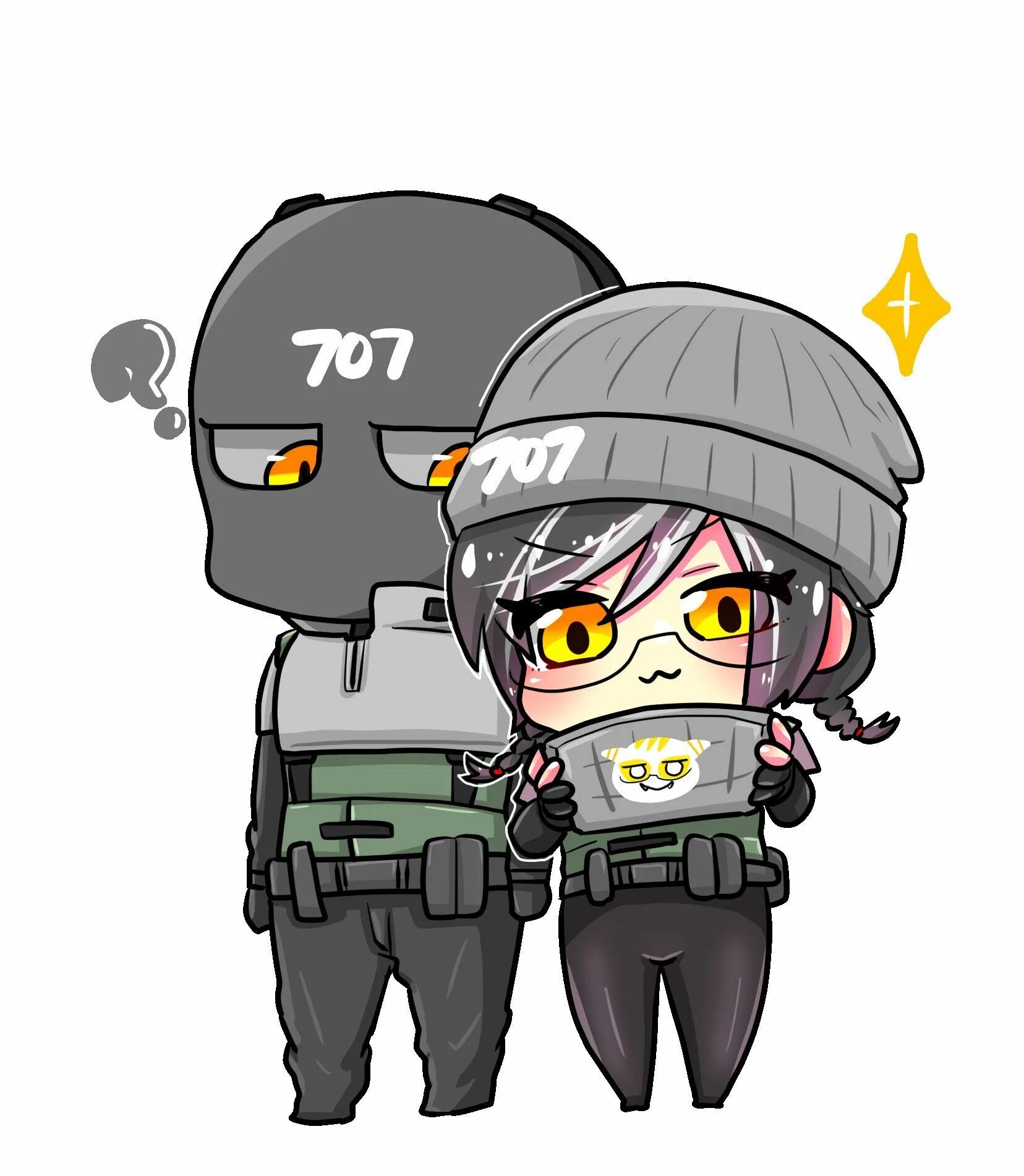 R6s Dokkaebi Art. Dokkaebi r6. Чиби Rainbow Six Siege. Чиби r6s.