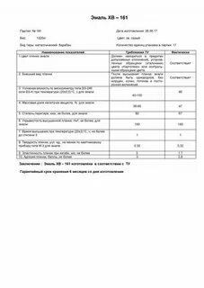 Хв 124 технические характеристики