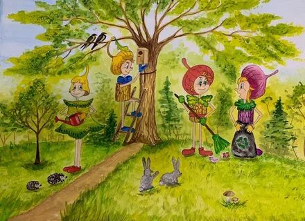 Эколята и природа картинки