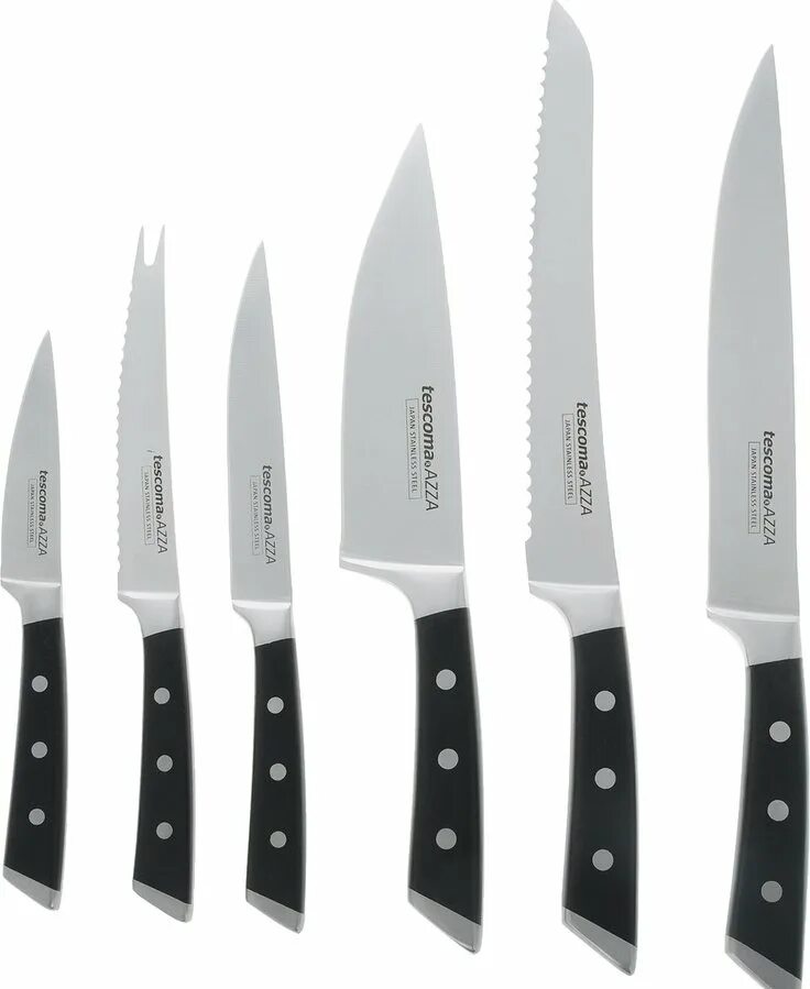 Ножи рейтинг лучших производителей. Tescoma Azza ножи. Набор кухонных ножей Tescoma "Azza" из 7 предметов. Samura SMB 025. Самура 144.
