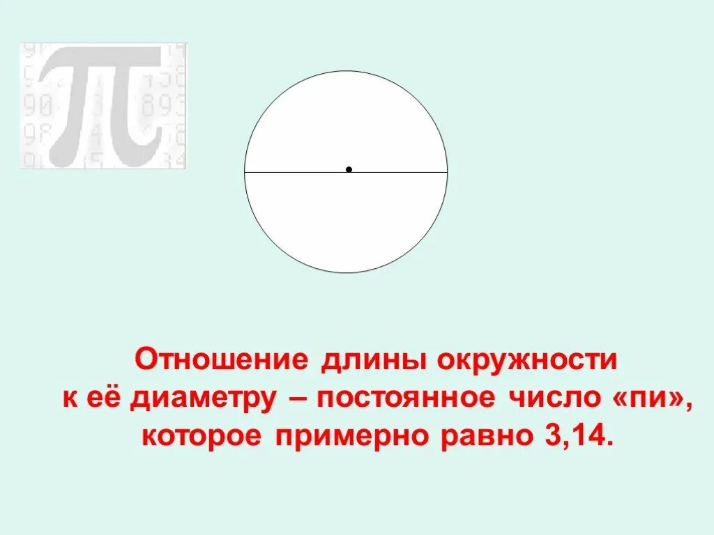 Формулы числа пи окружность