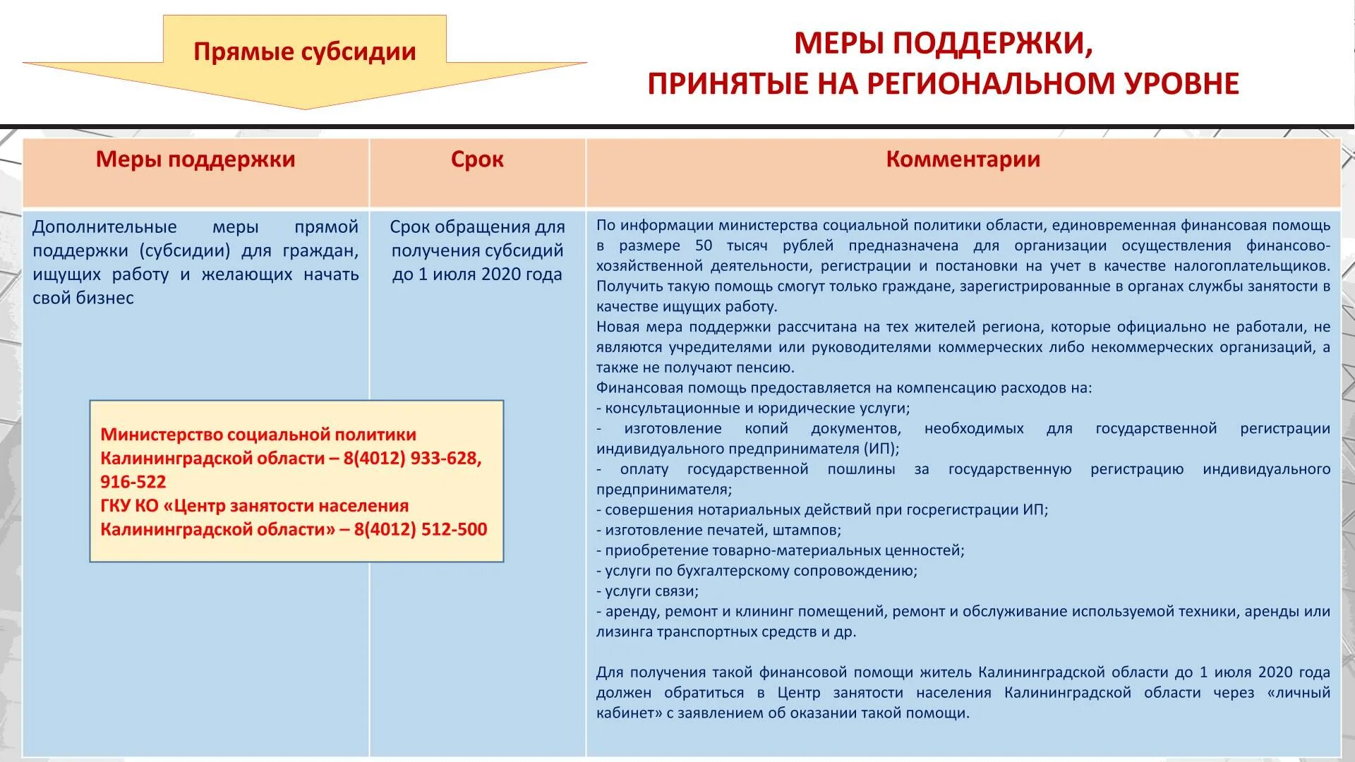 Региональные меры поддержки. Региональные меры поддержки бизнеса. Меры поддержки региональные и федеральные. Меры поддержки образования