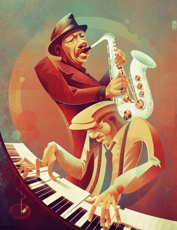 Jazz arts. Джазмен музыкант джазмен. Джаз иллюстрации музыканты арт деко. Музыкант иллюстрация. Музыкант арт.