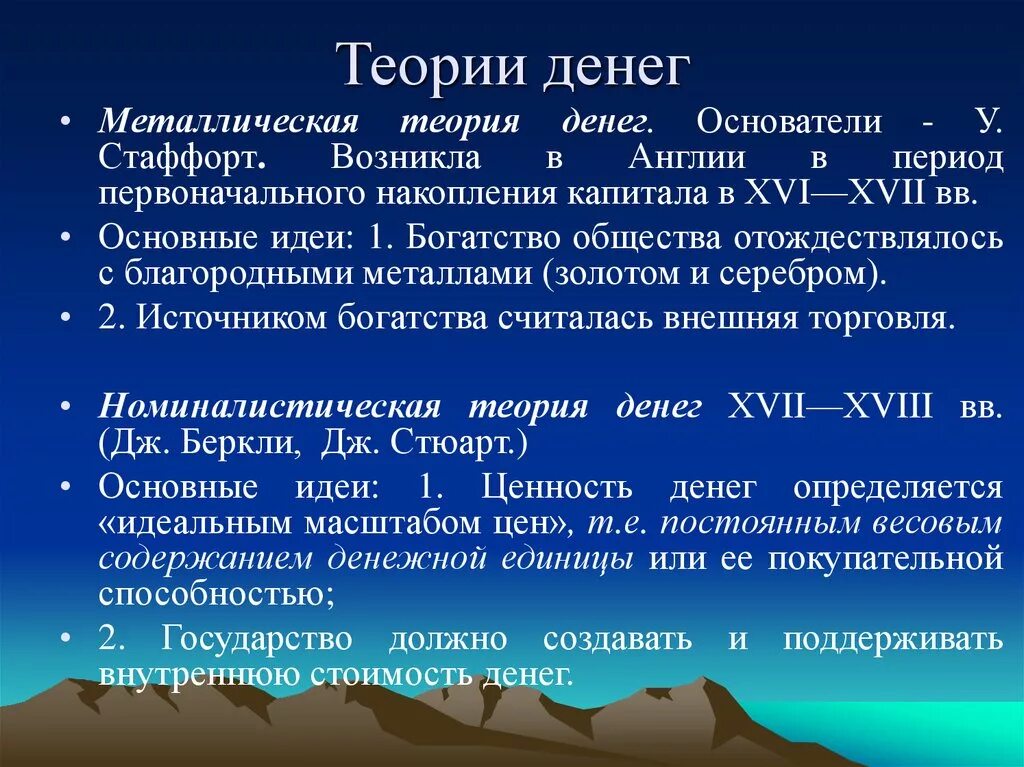 Современная теория денег