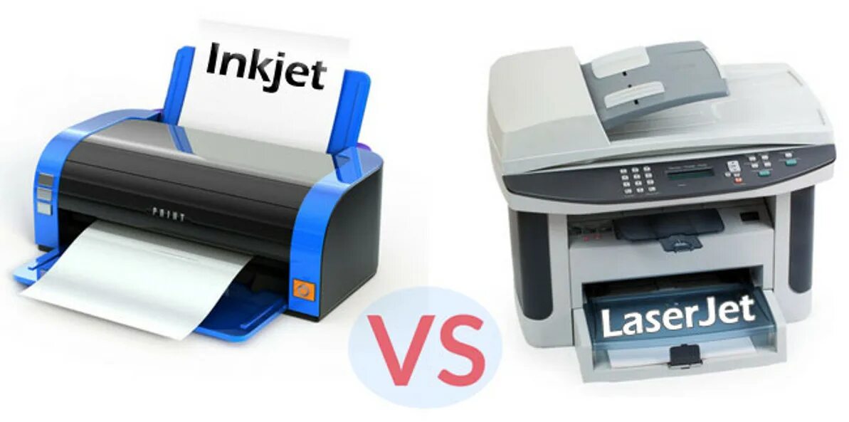 Какое мфу лучше струйное или лазерное. Laser Printer vs Inkjet Printer. Inkjet Printer vs Laser Print. Принтер Jet струйный.