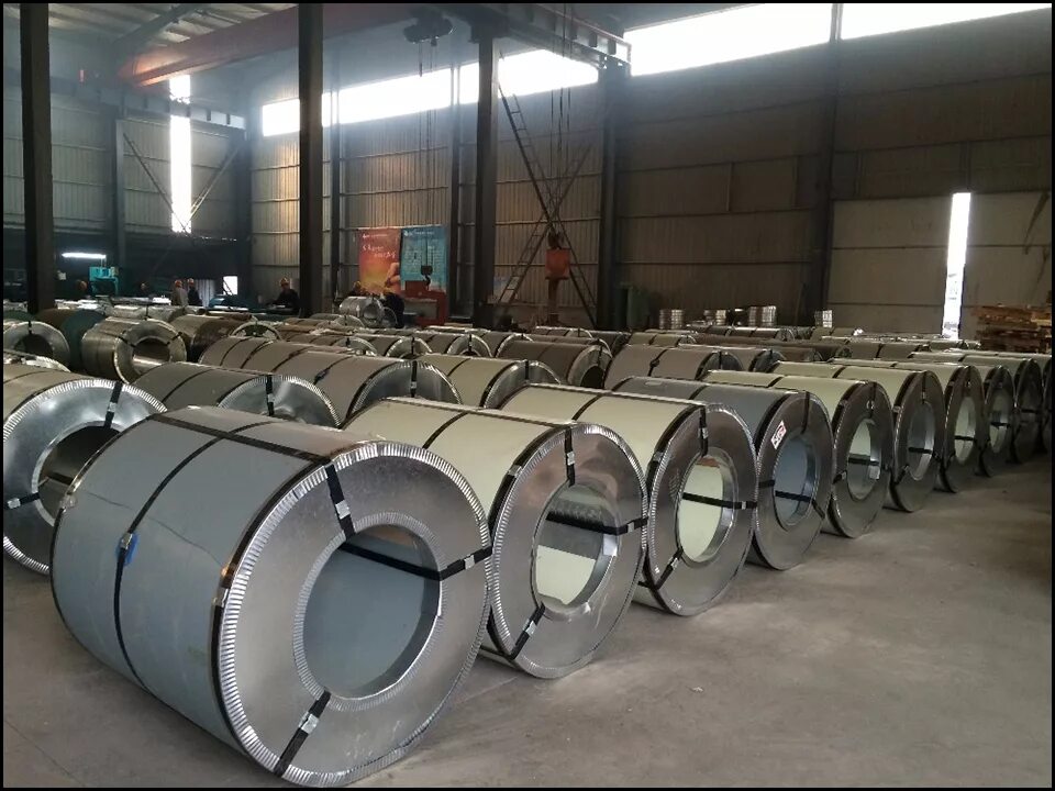 Guangzhou Steel Coil. Hot rolled Coils. Coil form. Load of Steel Roll or Sheet.