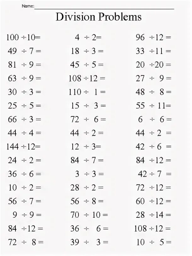 Dividing problem. Dividing problem