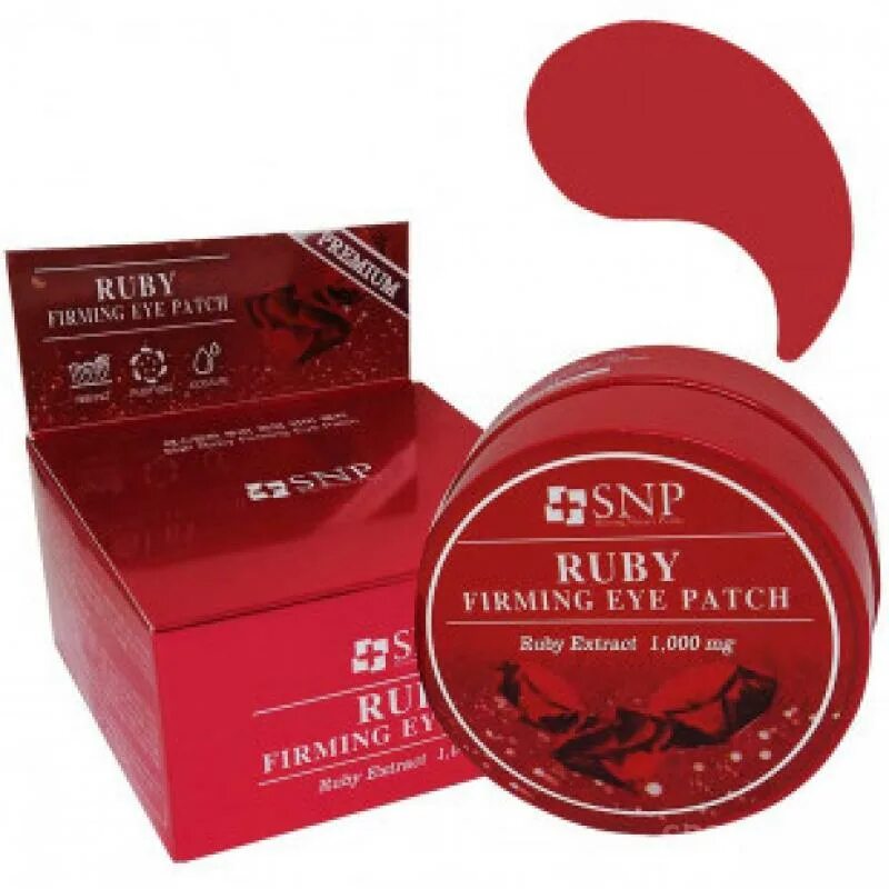 Ruby Firming Eye Patch. Патчи для глаз Ruby Firming Eye Patch. Патчи красные SNP. Патчи SNP Ruby.