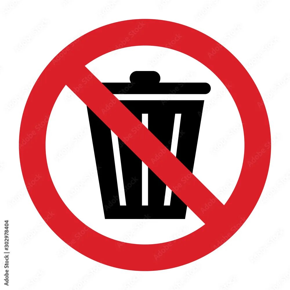 Don t throw trash