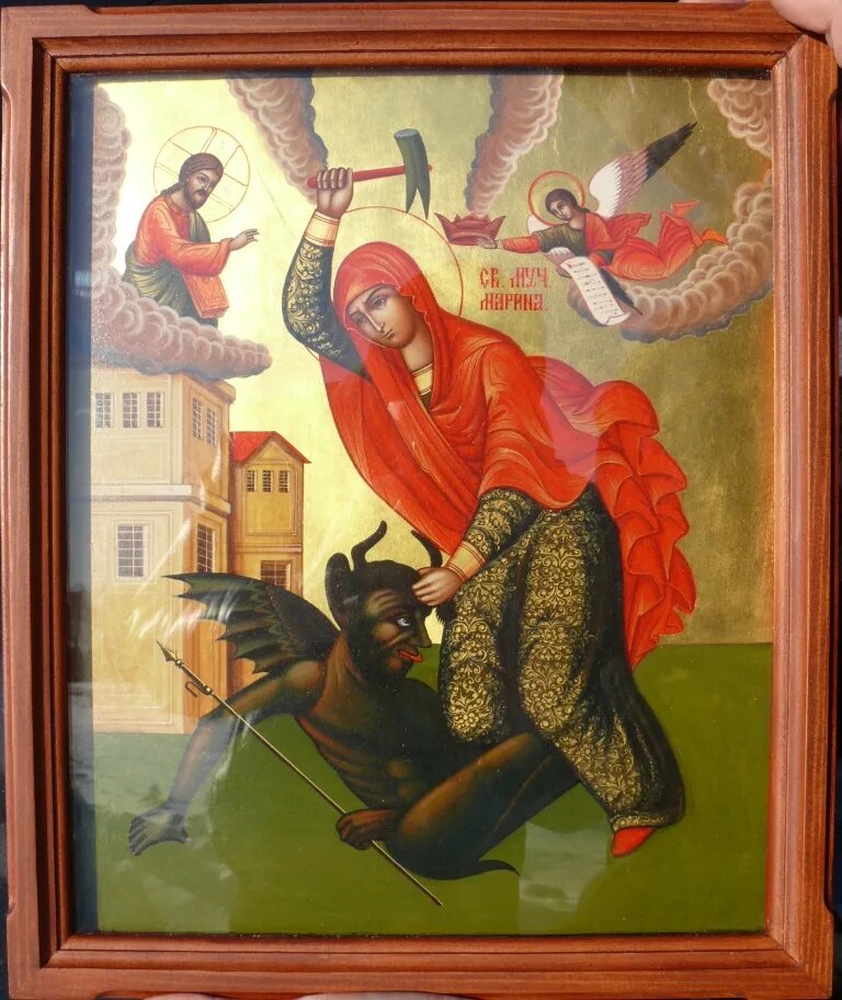 Икона отгоняющая злых. Иконография антония великого борьба с бесами. Икона б. Дьявол в иконописи. Икона отгоняющая злых.