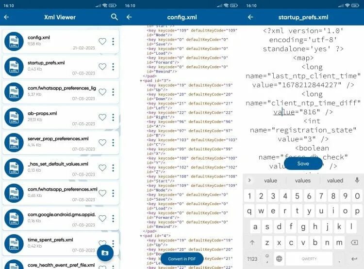 Xml for android