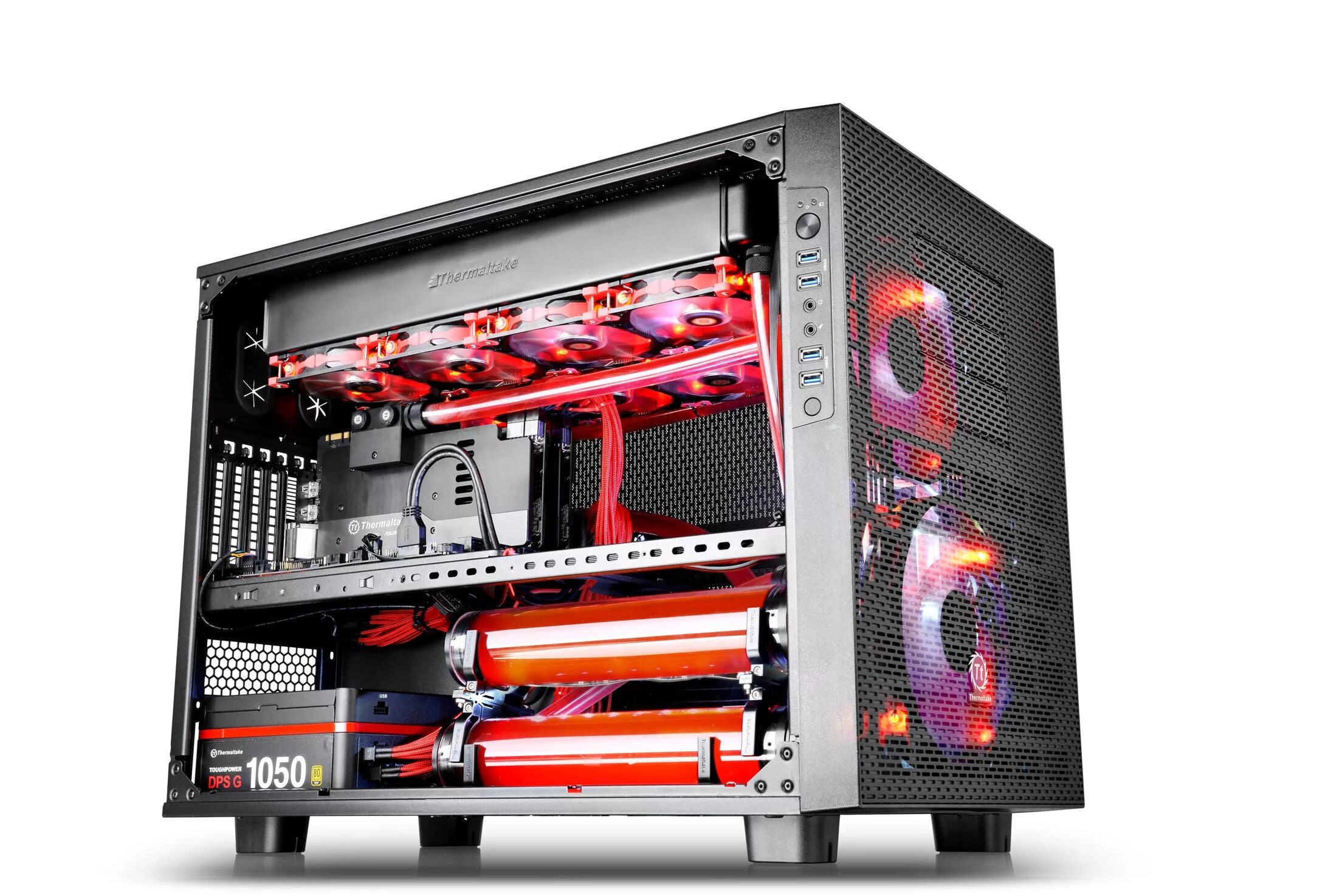 Thermaltake Core x9 e-ATX Cube Case. Корпус Thermaltake Core x9. Thermaltake Core x9 White. TT Core x9.