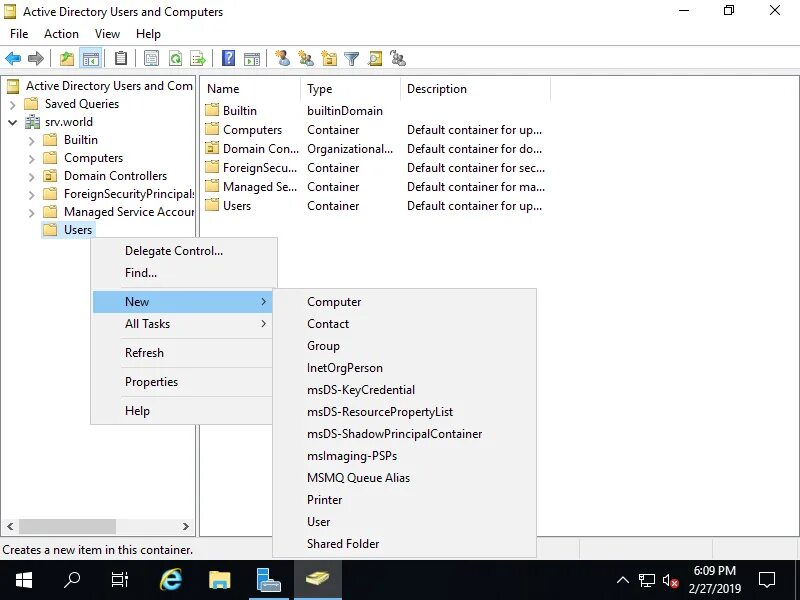 Active directory users and computers. Active directory users and computers server 2016. программы active directory tools. active directory add user. adding new user in active directory.