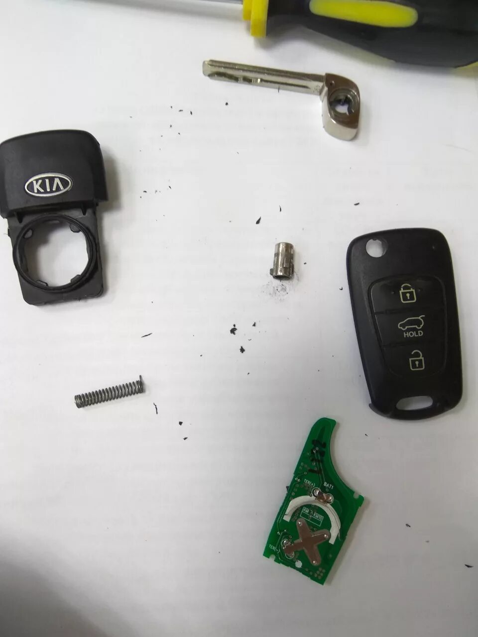 Выкидной ключ как на киа сид 2 поколения - KIA Ceed SW (1G), 1,6 л, 2011 года ст