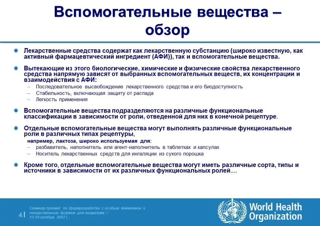 Обзор лекарственных препаратов. Вспомогательные вещества в технологии лекарственных форм. Вспомогательные вещества в таблетках. Вспомогательные вещества в лекарственных препаратах. Вспомогательные вещества в фармации.