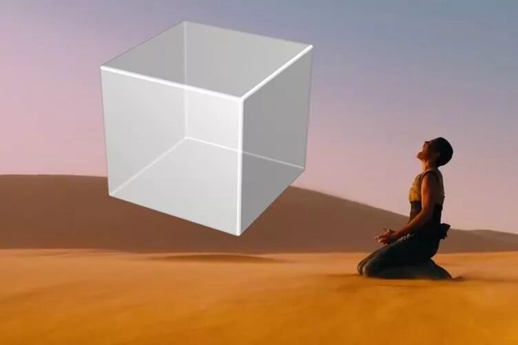 Психологический тест кубы. Тест куб в пустыне. Стеклянный куб в пустыне. Проективный тест «куб в пустыне». Куб психология.