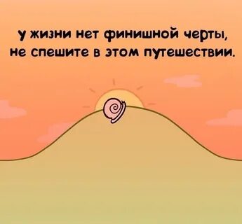 Не спешите жить