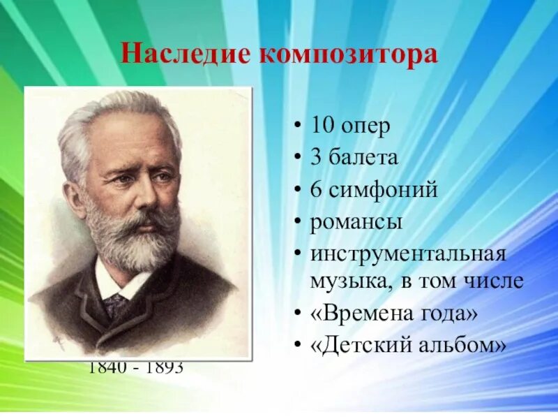 Классическая музыка 2 класс презентация. 5 Известных балетов Петра Ильича Чайковского.