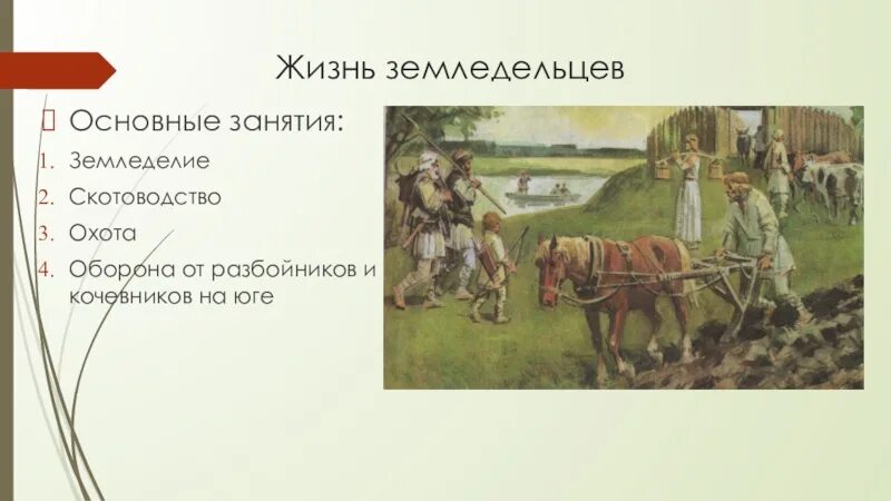 Краткий пересказ повседневная жизнь населения. Жизнь земледельцев в древней Руси. Повседневная жизнь земледельцев древней Руси. Занятия земледельцев. Основное занятие земледельцев.