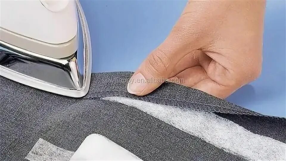 Как правильно приклеить клеевую ткань