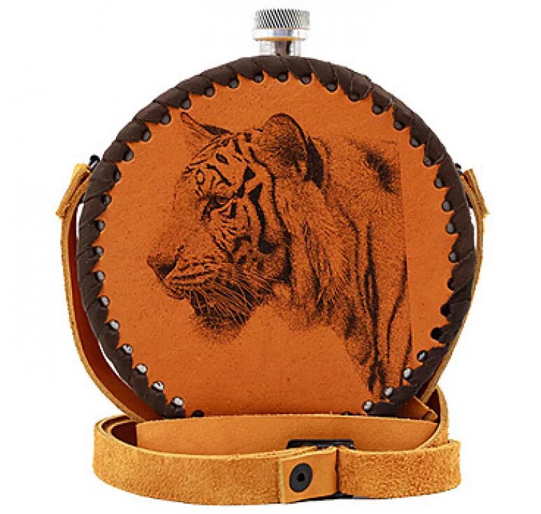 фляжка в кожаном чехле. фляжка 0. 5 л. овальная фляжка. 5.