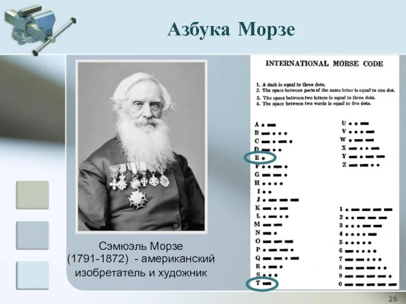 1838: Азбука Морзе: Сэмюэл Морзе. Сэмюэл Морзе американский художник и изобретатель. Сэмюэль Морзе изобретения. Код Морзе первый Телеграф. Азбука морзе год