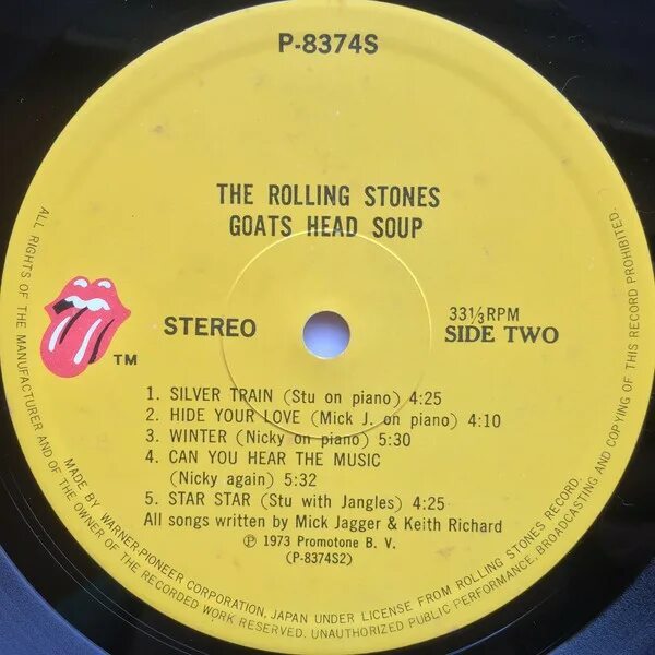Rolling heads песня. Rolling Stones 1973. The Rolling Stones Goats head Soup 1973. Винил Роллинг Стонес суп из козьей головы.