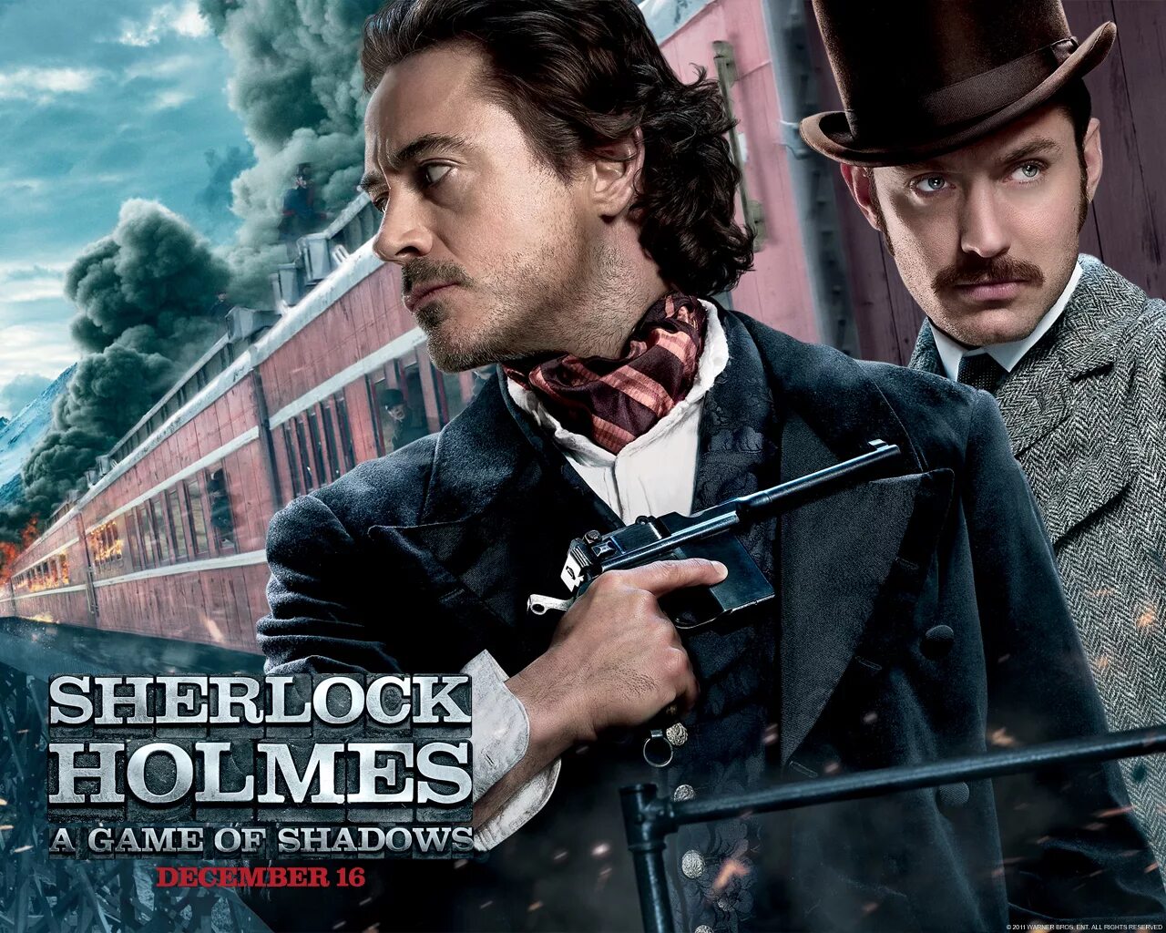 Sherlock holmes отзывы. Шерлок Холмс игра теней 2011 Постер. Шерлок Холмс 2011 обложка. Детектив Шерлок Холмс обложка фильма. Шерлок и Ватсон игра теней.