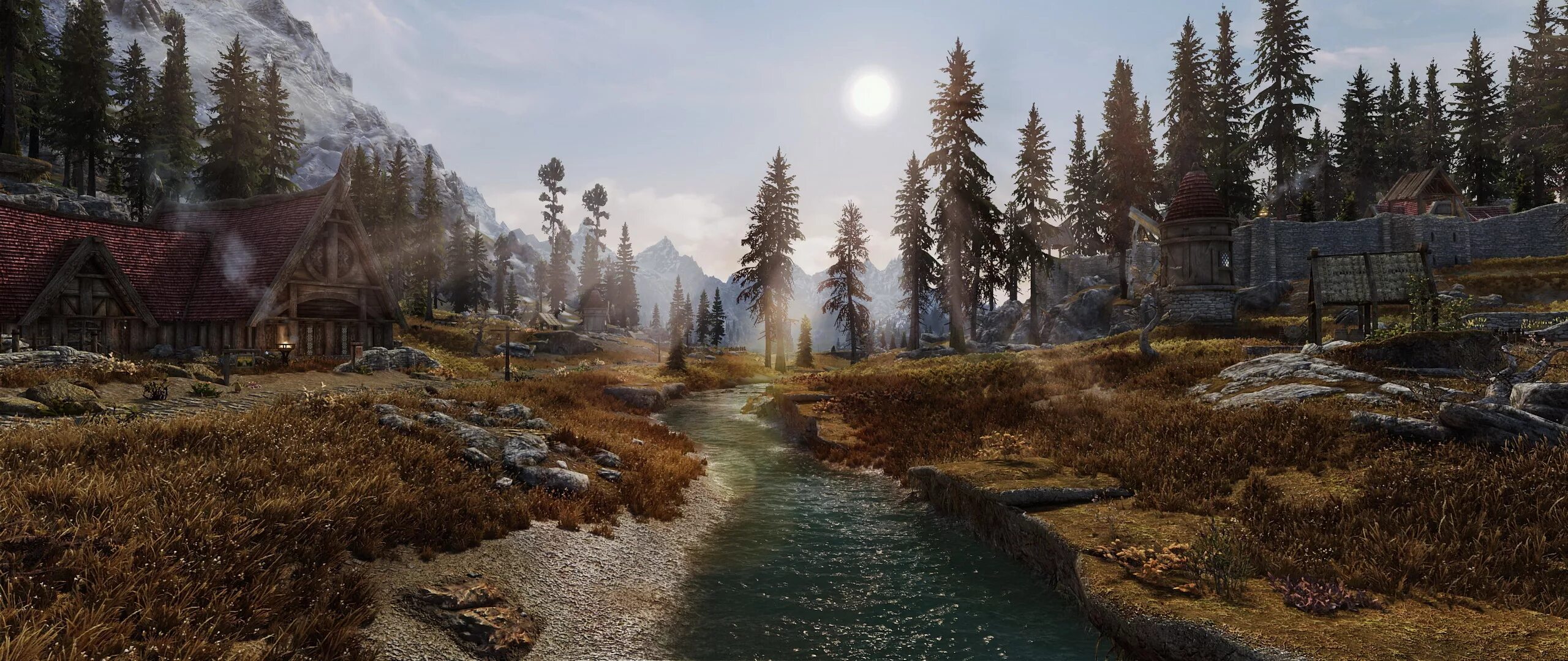 The elder scrolls skyrim se. The Elder Scrolls v: Skyrim Special Edition. Скайрим красивые пейзажи.