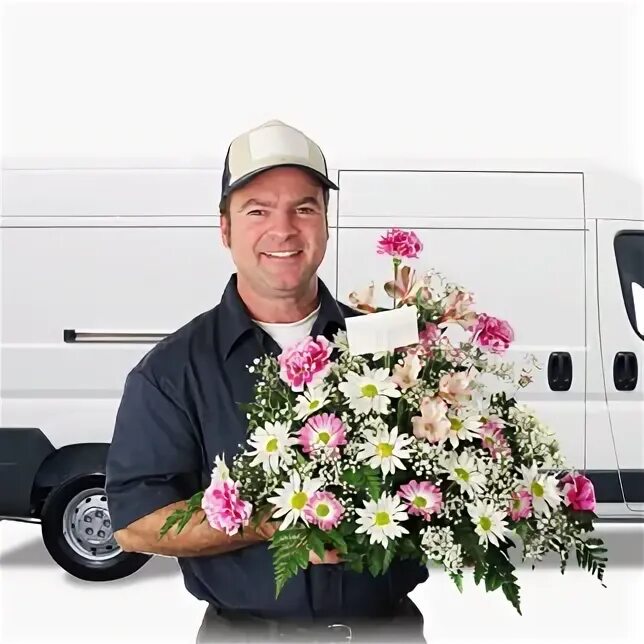 Хабаровск везет курьер. Курьер с цветами. Сервис доставки цветов. Фургон с цветами. Курьер доставляет цветы.