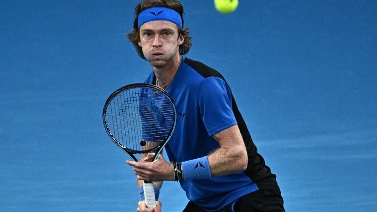 Теннис мужчины рублев. Теннис ATP Australian open 2023 рублёв Джокович.