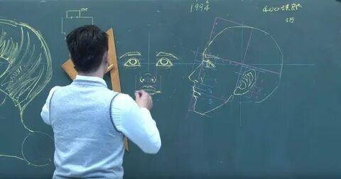 Учитель нарисовал на доске два одинаковых квадрата