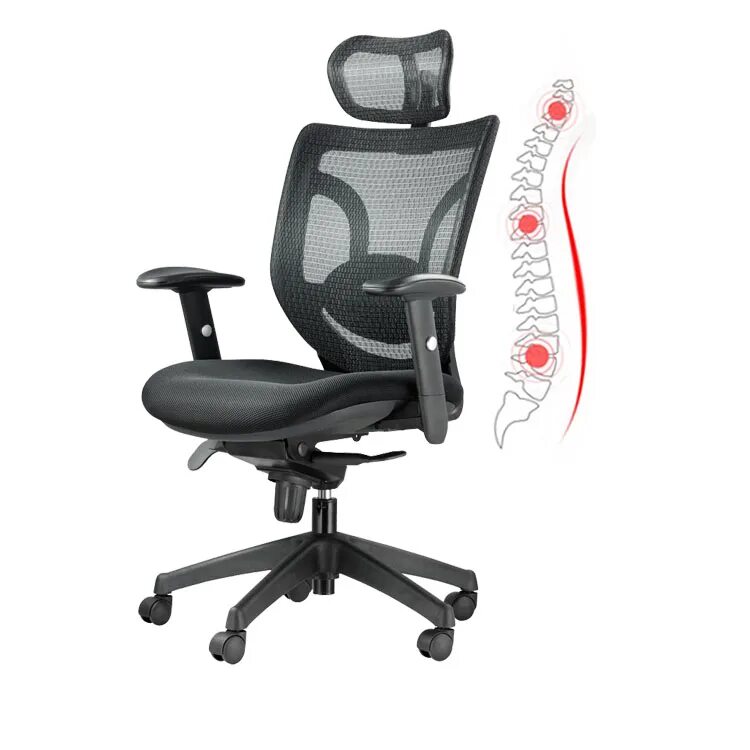 Кресло с поддержками офисное. Modus Swivel Chair кресло с подголовником. Кресло RT-530 / direct (ткань/сетка, MS) (черный). Кресло компьютерное Bali sedia KS-37566. Dion Mesh офисное кресло.