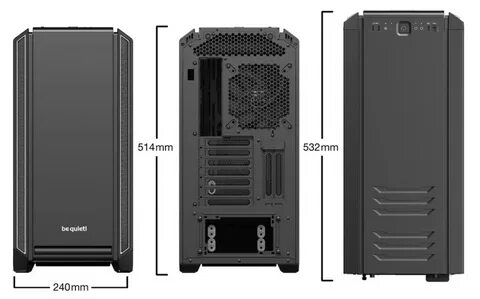 Full tower корпус размеры