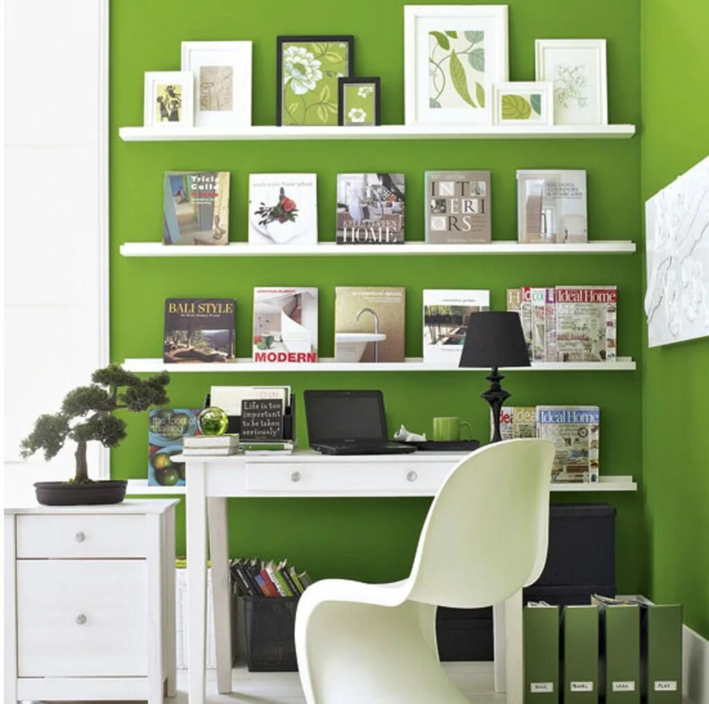 Креативный интерьер офиса. Желтые стены в интерьере. Цвет в рабочем пространстве. Цвет стен в кабинете. Цвет в рабочем пространстве.