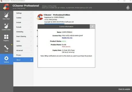 Ccleaner professional