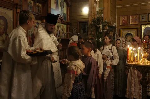 Сколько времени идет ночная служба на рождество